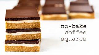 NoBake Coffee Squares  traybakes amp more [upl. by Darice]