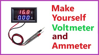 Do It Yourself  Make a Voltmeter and Current Meter [upl. by Aihseken]