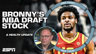 Woj amp Bobby Marks give the latest on Bronny James NBA Draft stock  NBA Today [upl. by Malia]