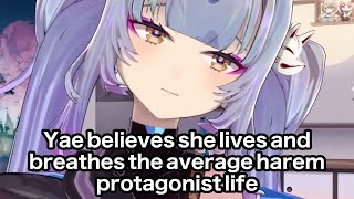 Yae believes she lives and breathes the average harem protagonist life [upl. by Edrahs]