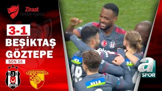 Beşiktaş 0 3  1 0 Göztepe MAÇ ÖZETİ Ziraat Türkiye Kupası Son 16 Turu  10022022 [upl. by Gianni261]