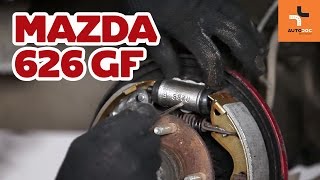 Wie Mazda 626 GF Bremszylinder hinten wechseln TUTORIAL  AUTODOC [upl. by Ardnazil]