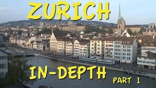 Zurich Switzerland part 1 Old Town walking tour [upl. by Aneetsirk]