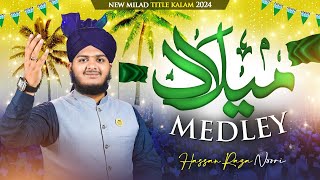 New Milad Medley Kalam 2024  Noor Se Apne Sarwar e Alam  Hafiz Hassan Raza Noori [upl. by Aehtela197]