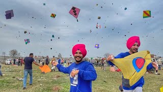 Flying Kites At Vallah MELA 😱 PATANGBAAZI IN GROUND [upl. by Hsoj86]