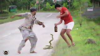 bartolo brothers snake prank  Funny videos [upl. by Cailly]