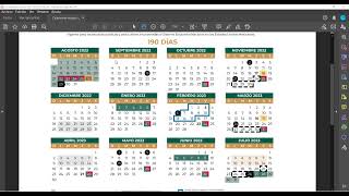 Calendario Escolar 20222023 SEP [upl. by Lederer]