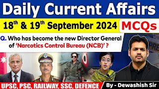 18th amp 19th September 2024  Current Affairs  September Daily Current Affair  Current affair 2024 [upl. by Elem911]