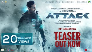 Attack  Official Teaser  John A Jacqueline F Rakul Preet S  Lakshya Raj Anand  Jan 28th [upl. by Ringler571]