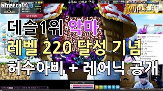 메이플스토리 전섭 데슬스공1위 악마 220기념 허수아비  초레어 닉네임들 공개 [upl. by Cindelyn]