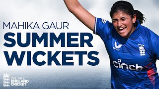 💥 Debut Summer Wickets  💫 Mahika Gaur Shining With The Ball [upl. by Zingg]