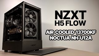 NZXT H5 Flow Air Cooled PC Build  13700KF Undervolting  Noctua NHU12A  All Noctua Fans [upl. by Navanod]