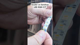 Découvrez comment souder un bandeau LED RGB CCT  Vidéo complète sur YouTube  tutorial led [upl. by Nilrah280]