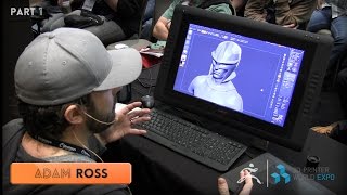 ZBrush 3DPWE Demonstration with Adam Ross Part 1 [upl. by Eical384]