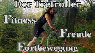 Spass am Muskelaufbau mit dem Tretroller  Fortbewegung und Beintraining effektiv kombinieren [upl. by Bowes]