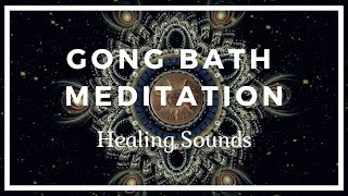 Gong Bath ❤️️ Gong Meditation Music ❤️️ Healing Sound Bath [upl. by Sessilu567]