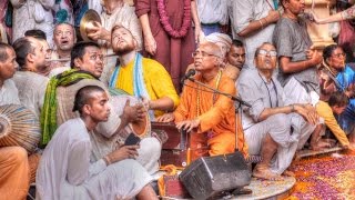 Guruvastakam amp Kirtan by HH Lokanath Swami at Prabhupada Quarters Vrindavan [upl. by Acilejna648]