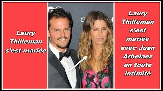 Laury Thilleman sest mariée avec Juan Arbelaez en toute intimité [upl. by Dedra]