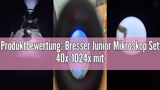 Produktbewertung Bresser Junior Mikroskop Set 40x1024x mit USB Kamera und heller LEDBeleuchtung f [upl. by Woodruff]