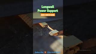 Longwall power support underground coal Mining mining drilling undergroundmining miningdiploma [upl. by Hsirrap61]