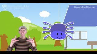 Incy Wincy Spider Animated with Finger Play [upl. by Dania14]