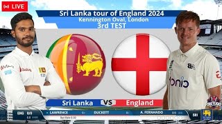 England Vs Sri Lanka Live 3rd Test Match  ENG Vs SL Live Match Day 3  Live Score amp Commentary [upl. by Munster]