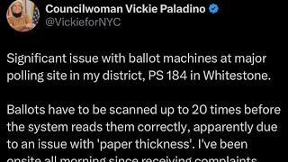 Possible Voting Fraud On Election Day In Whitestone [upl. by Aohk]