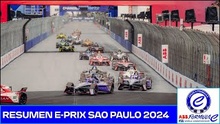 Fórmula E  Resumen EPrix Sao Paulo 2024 T11 [upl. by Accebar149]