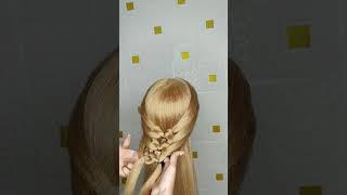 bridal hairstyle tutorial  engagement hairstyle hairstyle bridalhairstyle viralvideo mua [upl. by Autumn]