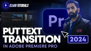 How to Put Text Transition in Adobe Premiere Pro 2024  How to Apply Text Transitions Premiere Pro [upl. by Adnicaj545]