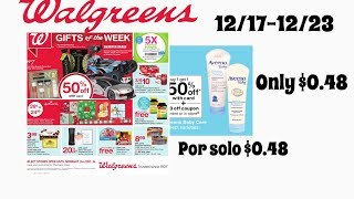 Walgreens 12171223 Aveeno only 048  ofertas en Walgreens Aveeno solo 048 [upl. by Nealon]