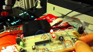 Testing the A1302 hall effect sensor using the AVR analog comparator [upl. by Asen]