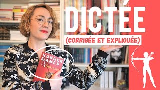 Dictée corrigée et expliquée spéciale HUNGER GAMES [upl. by Inge487]