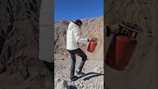 Gas cylinder leak hogya ladakh mountains pai vlog bluebox [upl. by Dolan]