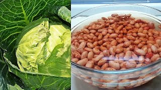 Borlotti Bean and Cabbage soup recipe italian [upl. by Shulock]