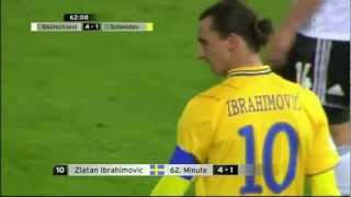 Germany  Sweden 44 all goals WC Qualifying Oct 16 2012 Swedish Commentary Lasse Granqvist [upl. by Nage539]