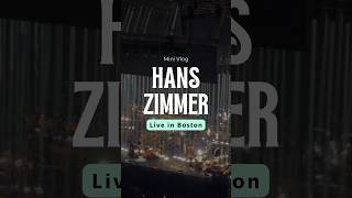 🎶 What did Hans Zimmer surprise Boston with  Boston mini vlog [upl. by Clayton750]