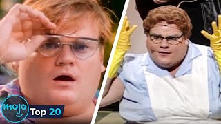 Top 20 Funniest Chris Farley SNL Sketches [upl. by Nnaeirrac]