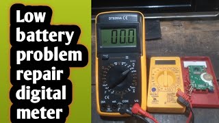 Digital meter Low battery repairhow to repair digital meter low battery problem solution [upl. by Nyer]