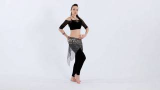 How to Do a Hip Drop amp Kick  Belly Dancing [upl. by Nitsed]