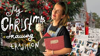 Sketchbook Tour 📕✨ How I Prepare for Christmas [upl. by Annette363]