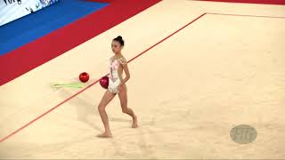 KITA Mirano JPN  2019 Rhythmic Junior Worlds Moscow RUS  Qualifications Ball [upl. by Nnilsia539]