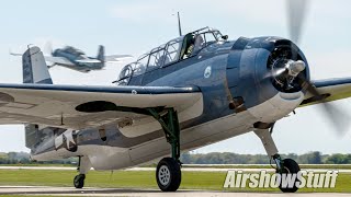 TBM Avengers in Action Friday Part 2  TBM Avenger Reunion 2021 [upl. by Noni]