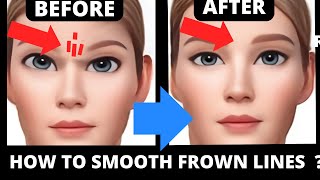 HOW TO GET RID OF WRINKLES  HOW TO GET RID WRINKLES BETWEEN EYEBROWS  FACE EXERCISES FOR WRINKLES [upl. by Lucic]