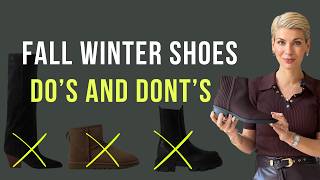 Fall Winter Shoes Do’s And Don’ts Which Shoes To Buy And How To Style Them [upl. by Leonardi]