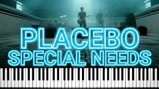 Placebo  Special Needs Piano Tutorial [upl. by Ramed]