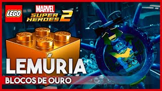 LEGO Marvel Super Heroes 2  BLOCOS DOURADOS LEMÚRIA  ENIGMAS  Mundo Aberto  Desde o Atari [upl. by Barsky]