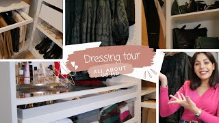 Dressing tour  Conception sur mesure IKEA Astuces  جولة في خزانتي  تصميم مفصل [upl. by Enirehtahc903]