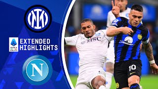 Inter vs Napoli Extended Highlights  Serie A  CBS Sports Golazo [upl. by Talley325]