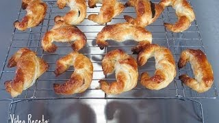 Mini Croissant 🥐🥐🥐 de Chocolate 🍫🍫🍫  Receta fácil [upl. by Jenda]